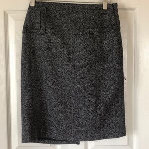 Black Tweed pencil skirt